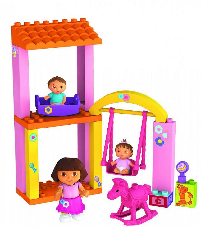 Cuarto de juegos de Dora ( Mega Bloks 3081 ) imagen a