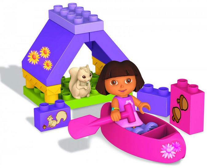 Aventura en el camping de Dora ( Mega Bloks 3075 ) imagen a