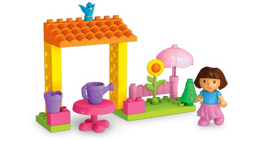 Cenador de jardín de Dora ( Mega Bloks 3080 ) imagen b