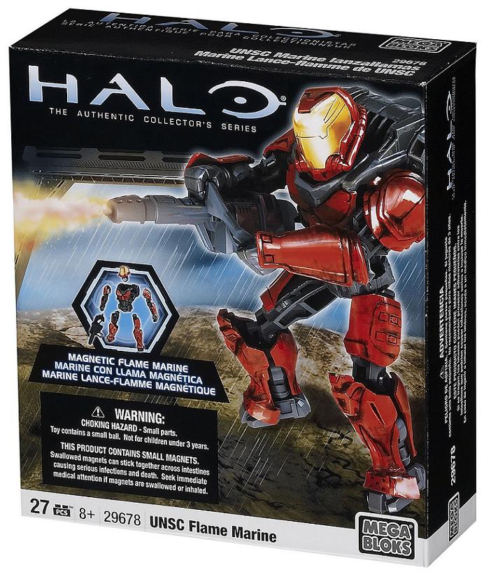 UNSC Marine lanzallamas rojo ( Mega Bloks 29678 ) imagen b
