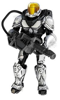 UNSC Marine lanzallamas blanco