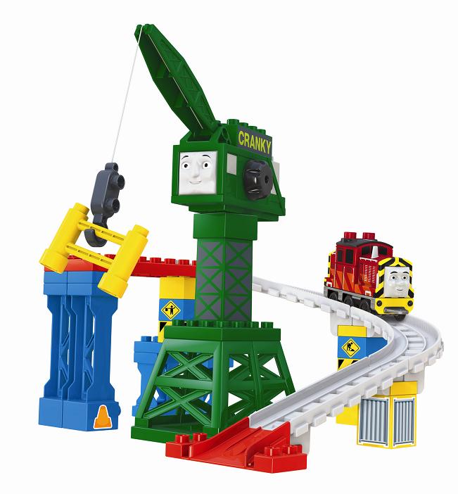 Cranky la grúa ( Mega Bloks 10517 ) imagen a