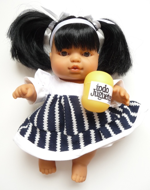 Niña Mexicana Vestido Azul