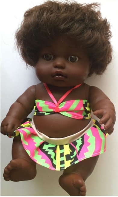 Negrita hawai ( Munecas Rauber 2147 ) imagen a