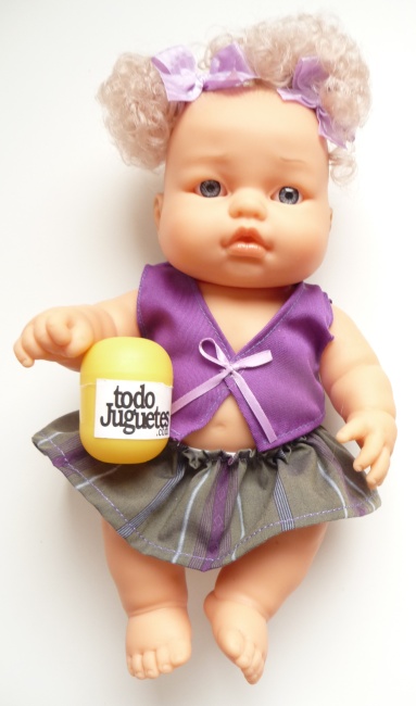 Niña conjunto rayas morado