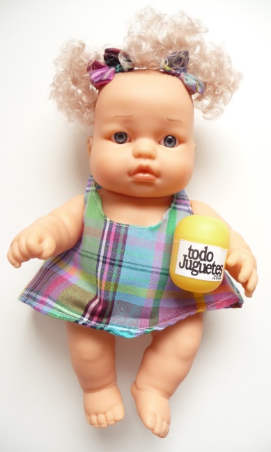 Niña vestido cuadros