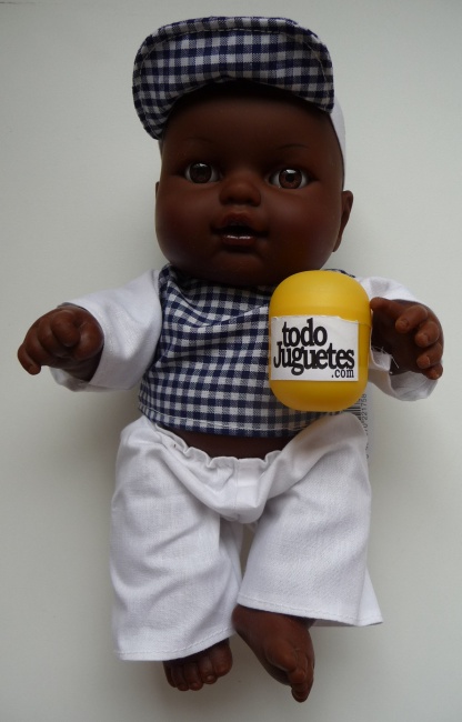 Niño negrito conjunto vichy