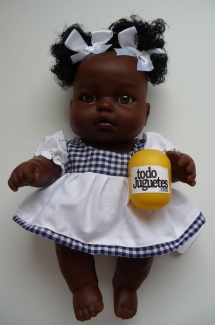 Niña negrita vestido vichy