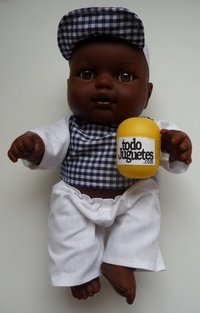 Niño negrito conjunto vichy