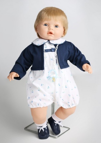 Andreu conjunto cerezas azul y blanco en caja ( Nines dOnil 1610A ) imagen a