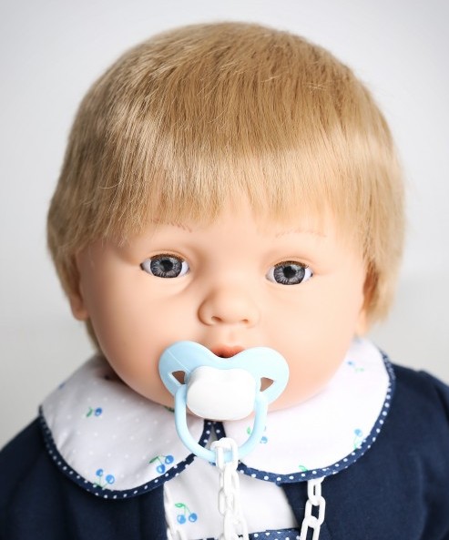 Andreu conjunto cerezas azul y blanco en caja ( Nines dOnil 1610A ) imagen b