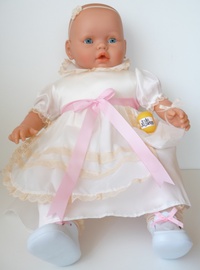 Paula Organdí Niña vestido organdí crema