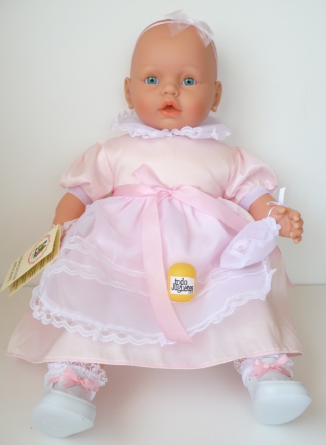 Paula Organdí Niña vestido organdí rosa ( Nines dOnil 1820A ) imagen a
