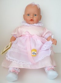 Paula Organdí Niña vestido organdí rosa
