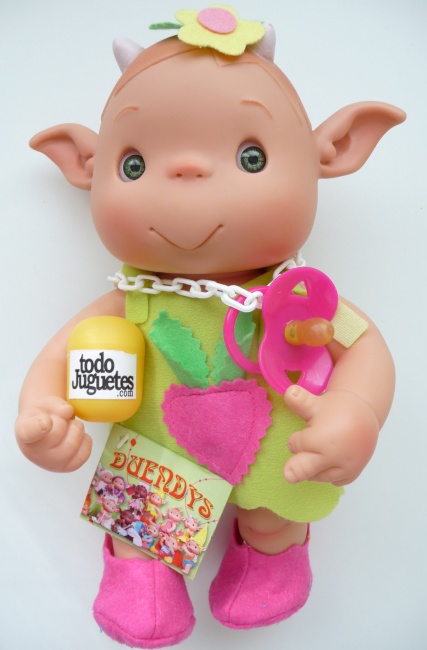 Duendy Niebla niña fresa verde