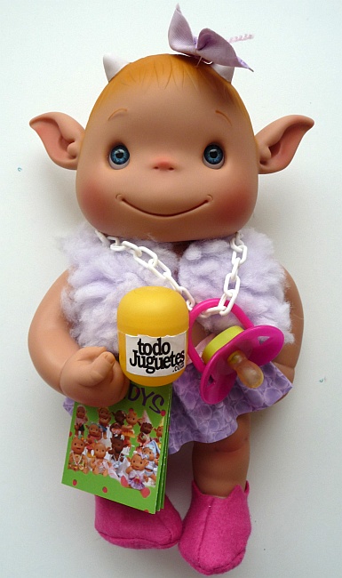 Duendy Busy niña chaleco borreguito