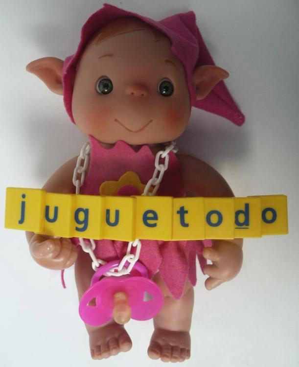 Peque Duendys Niebla niña pétalos rosa