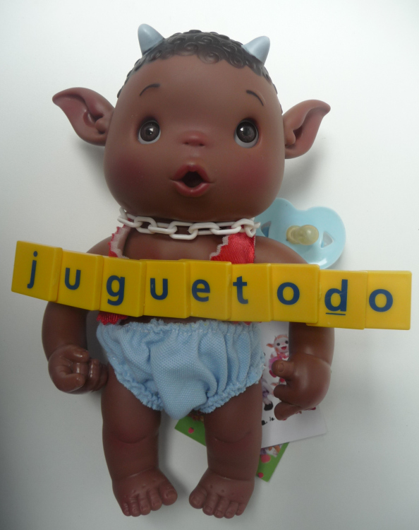 Peque Duendys Gofry niño negrito pantalón azul