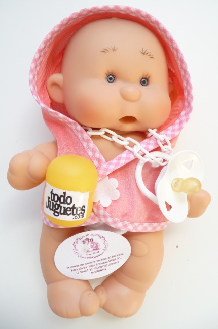 Nenote Niña albornoz rosa