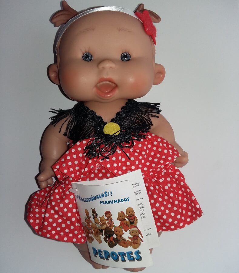 Pepote niña traje regional Gitana