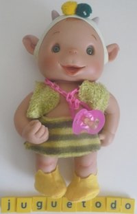 Duendy Selkie niña chaleco borreguillo verde