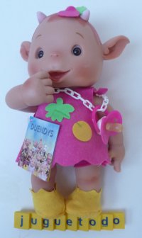 Duendy Selkie niña vestido rosa
