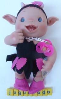 Duendy Persi niña diadema encaje
