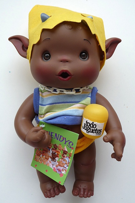 Duendy Gofry niño negrito jersey rayas