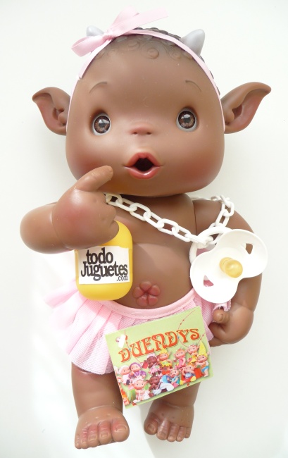 Duendy Gofry niña negrita tutú