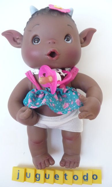 Duendy Gofry niña negrita verano