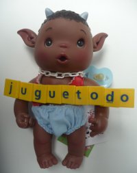 Peque Duendys Gofry niño negrito pantalón azul