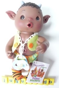 Peque Duendys Gofry niño negrito calcetines rayas