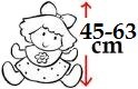 Munecas entre 45 y 63cm