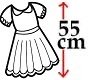 Vestidos 55cm