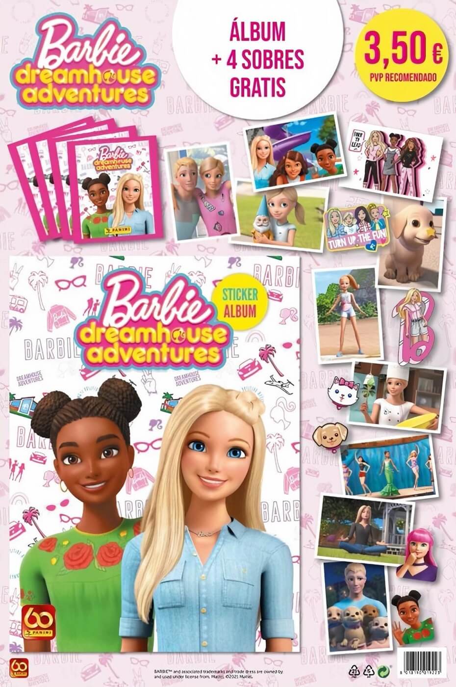 Album Barbie y 4 sobres ( Panini 4283speggss ) imagen a