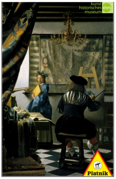 1000 El estudio del artista, Vermeer
