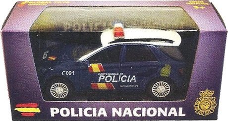 Diecast Policía coche (Playjocs GT2306B) Juguetes Juguetodo