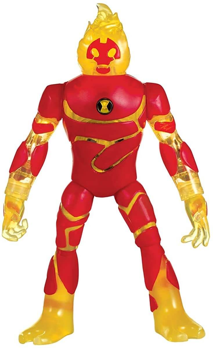 Heatblast Power Up ( Playmates 76601 ) imagen a
