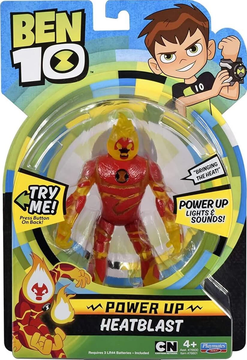 Heatblast Power Up ( Playmates 76601 ) imagen c