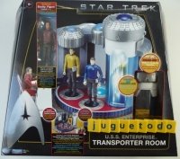 Colección Galaxy Star Trek 2009 Playset de Transportador y Figura