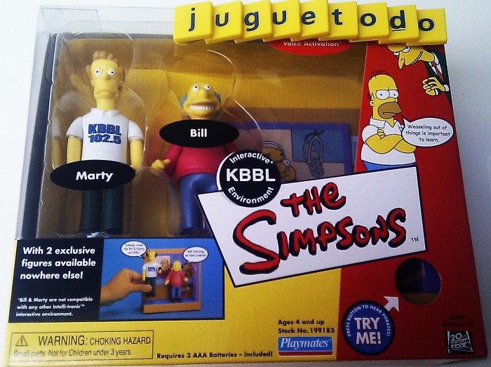 The Simpsons Marty y Bill ( Playmates 199183 ) imagen b