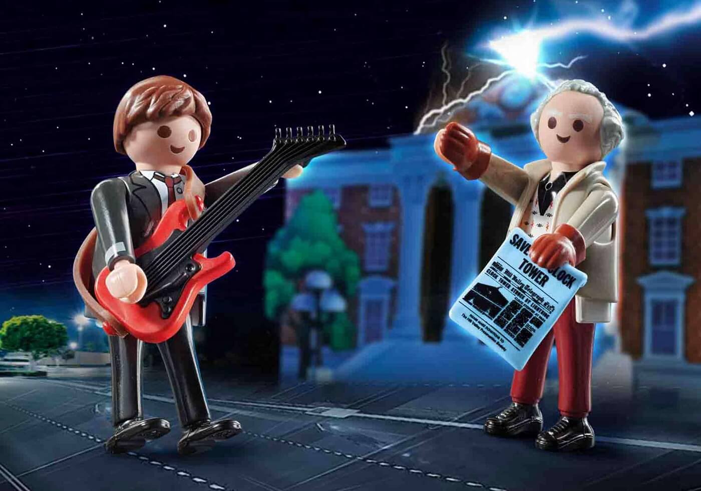 Marty Mcfly y Dr. Emmett Brown ( Playmobil 70459 ) imagen a