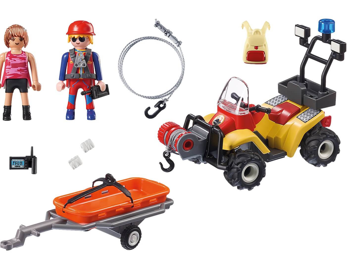 Quad de Rescate de Montaña ( Playmobil 9130 ) imagen c