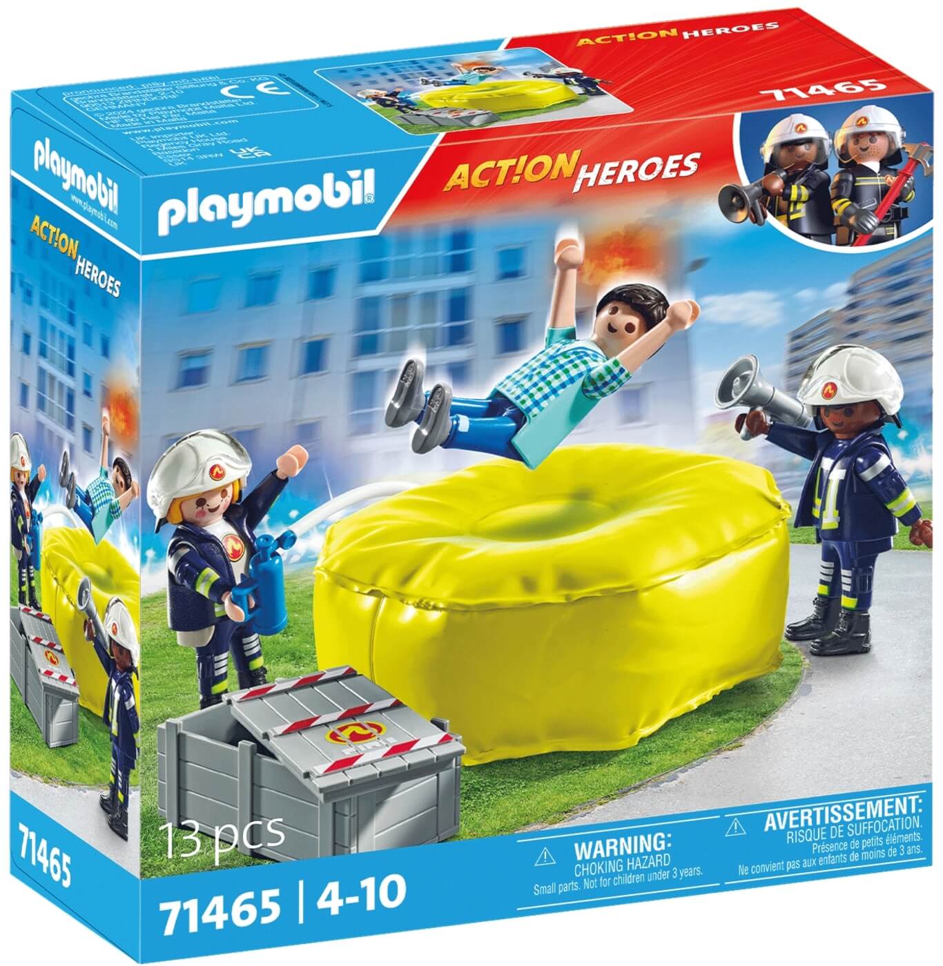 Bomberos con Colchon de Aire ( Playmobil 71465 ) imagen d