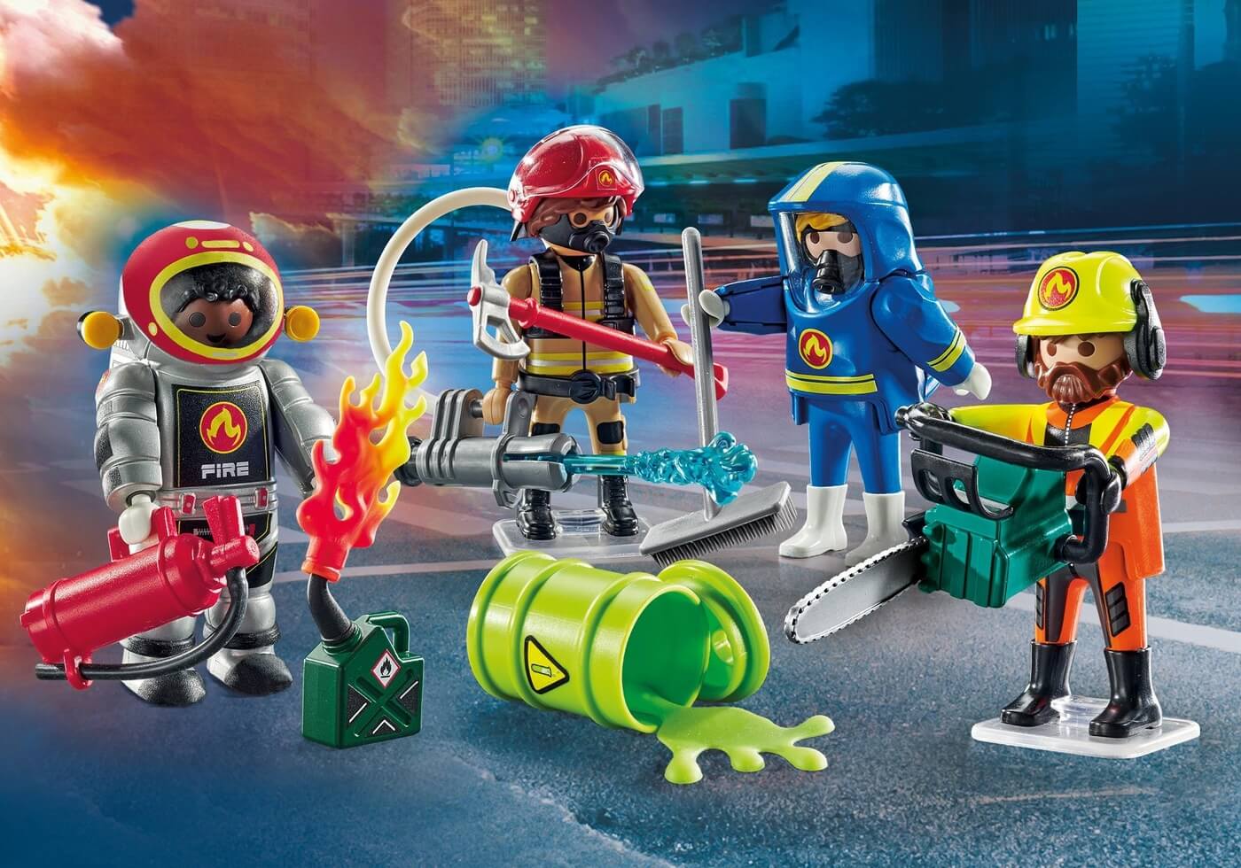 Bomberos Crea Tu Figura ( Playmobil 71468 ) imagen a