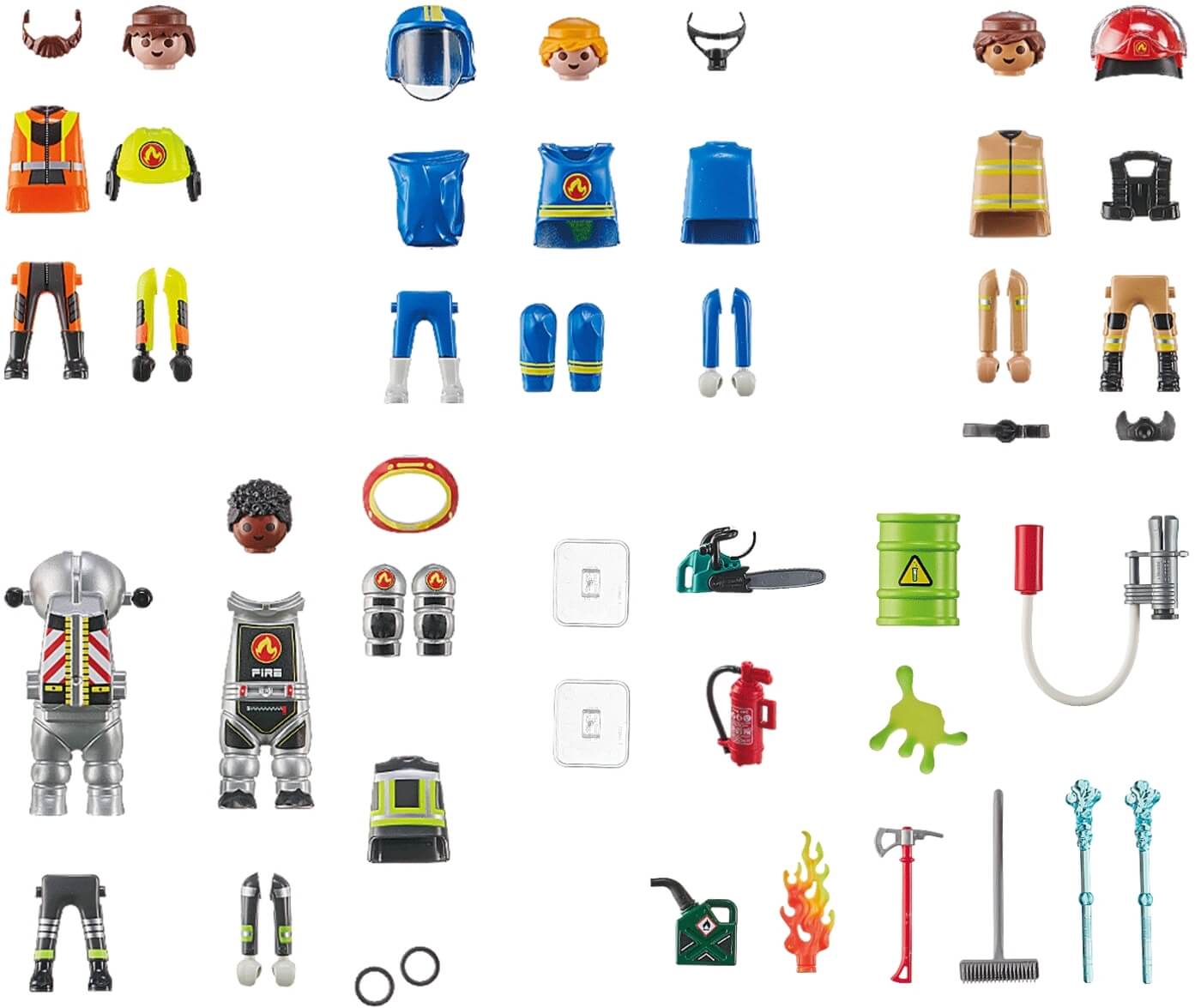 Bomberos Crea Tu Figura ( Playmobil 71468 ) imagen b