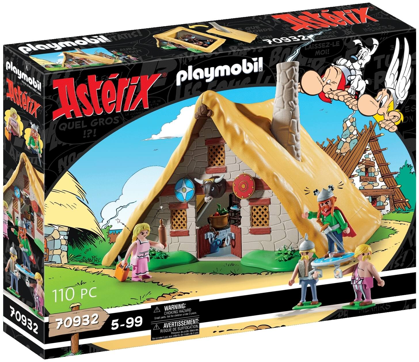 Cabaña de Abraracurcix Asterix ( Playmobil 70932 ) imagen e