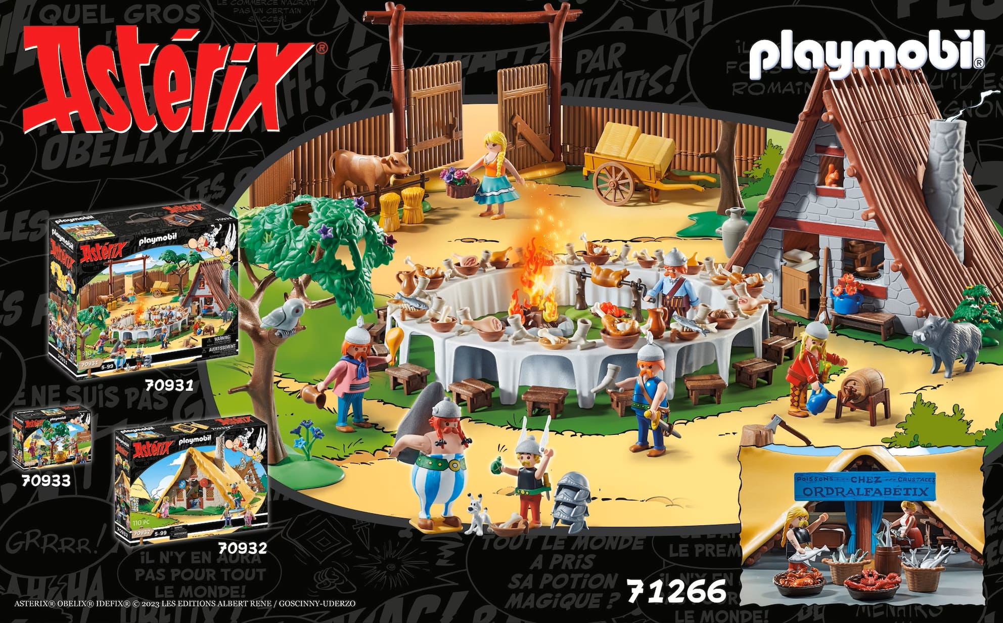 Cabaña de Ordenalfabetix ( Playmobil 71266 ) imagen d