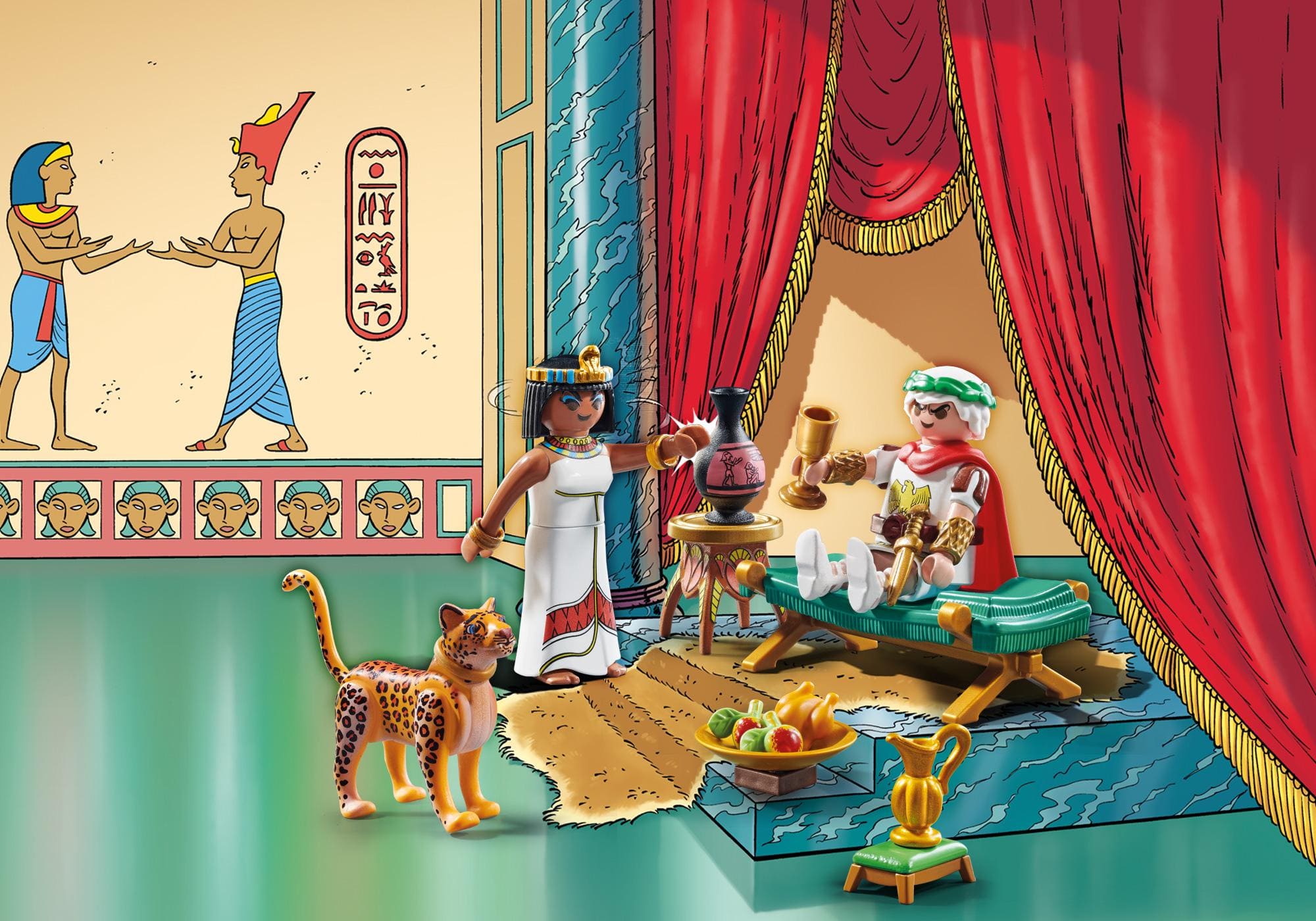 Cesar y Cleopatra ( Playmobil 71270 ) imagen a
