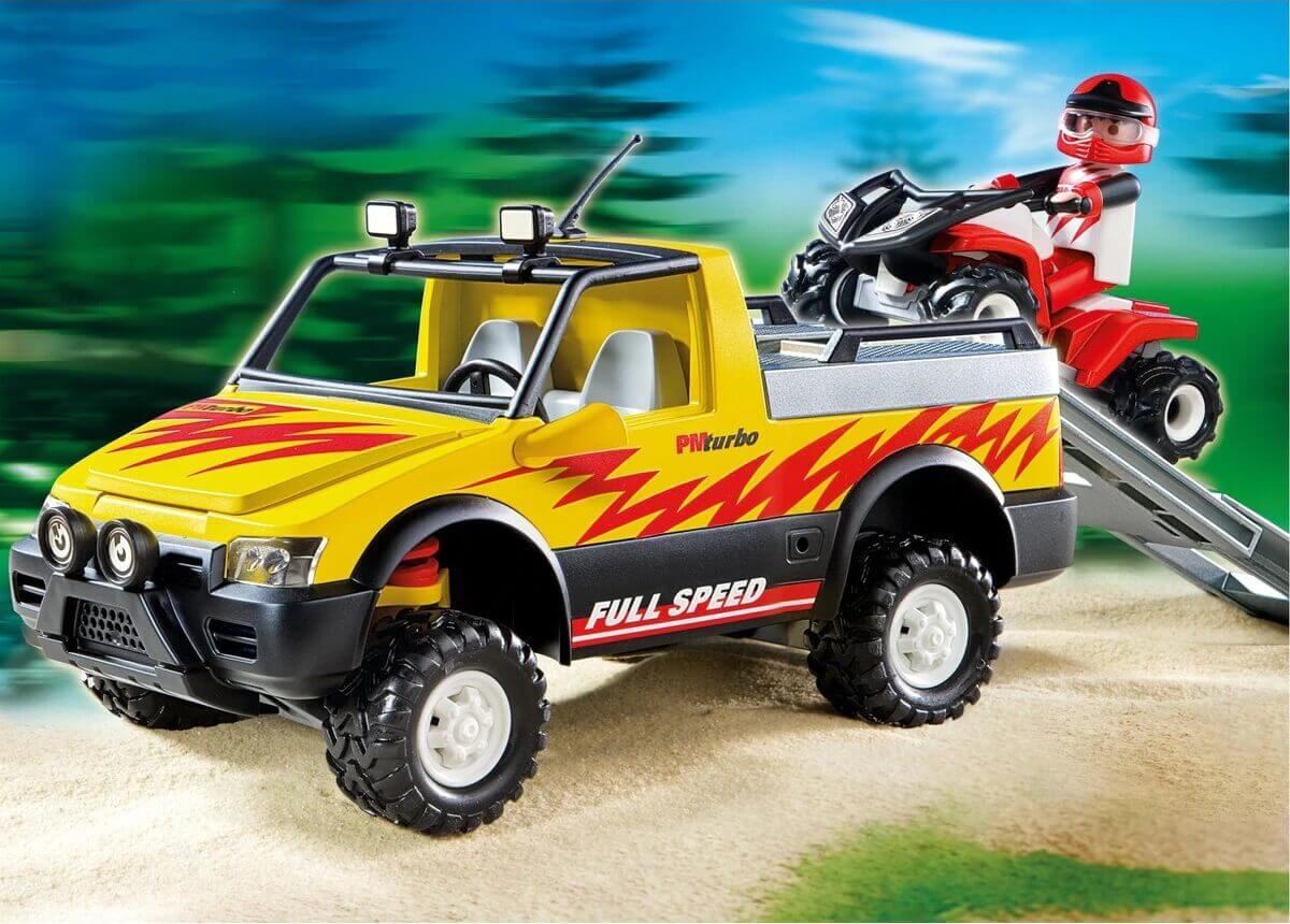 Pick-up con Quad de carreras ( Playmobil 4228 ) imagen d